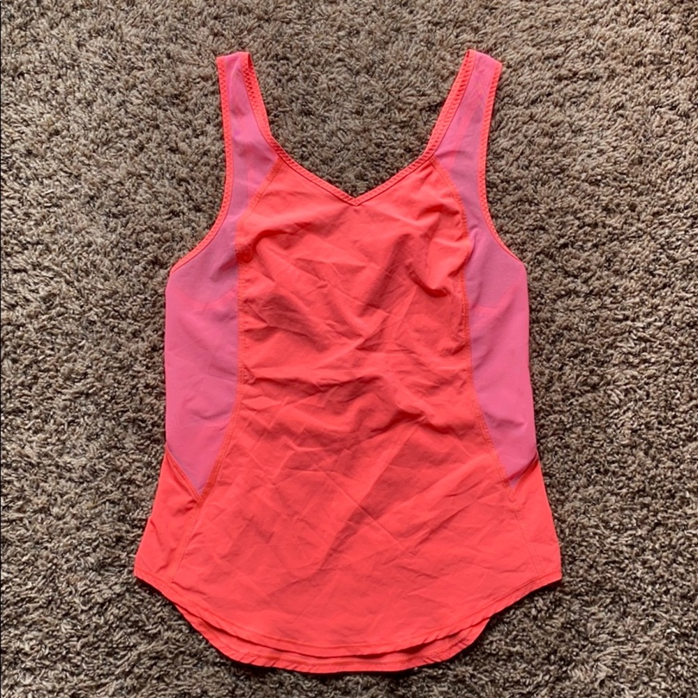 Lululemon Neon Pink Active Tank
